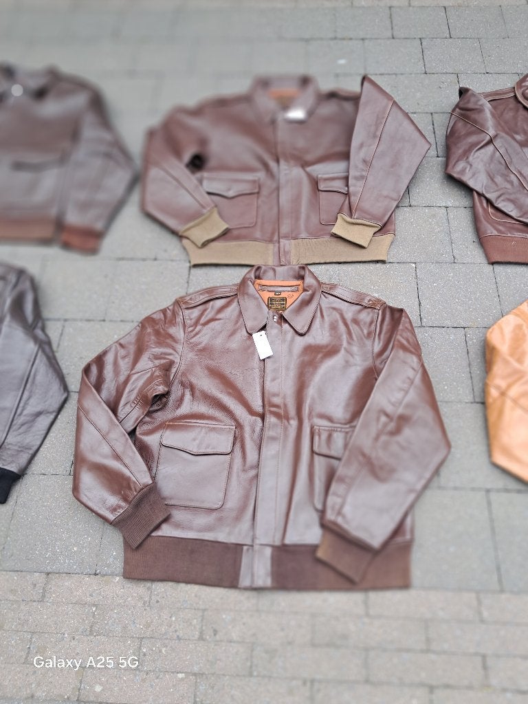 WW2 USAAF type A-2  flight jackets, Enlèvement ou Envoi, Armée de l'air, Vêtements ou Chaussures