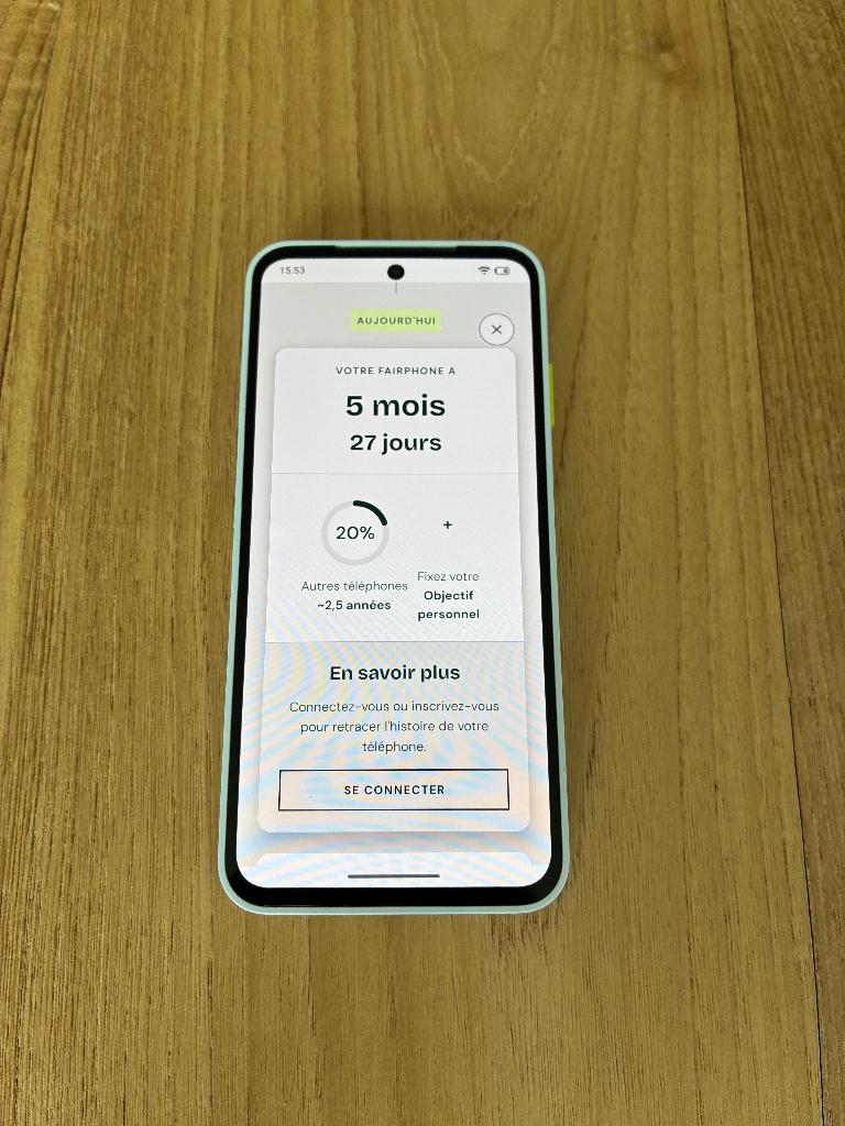 Fairphone 6 256Go Blanc 5G, Télécoms, Téléphonie mobile | Apple iPhone, Enlèvement, Comme neuf, Blanc, 256 GB