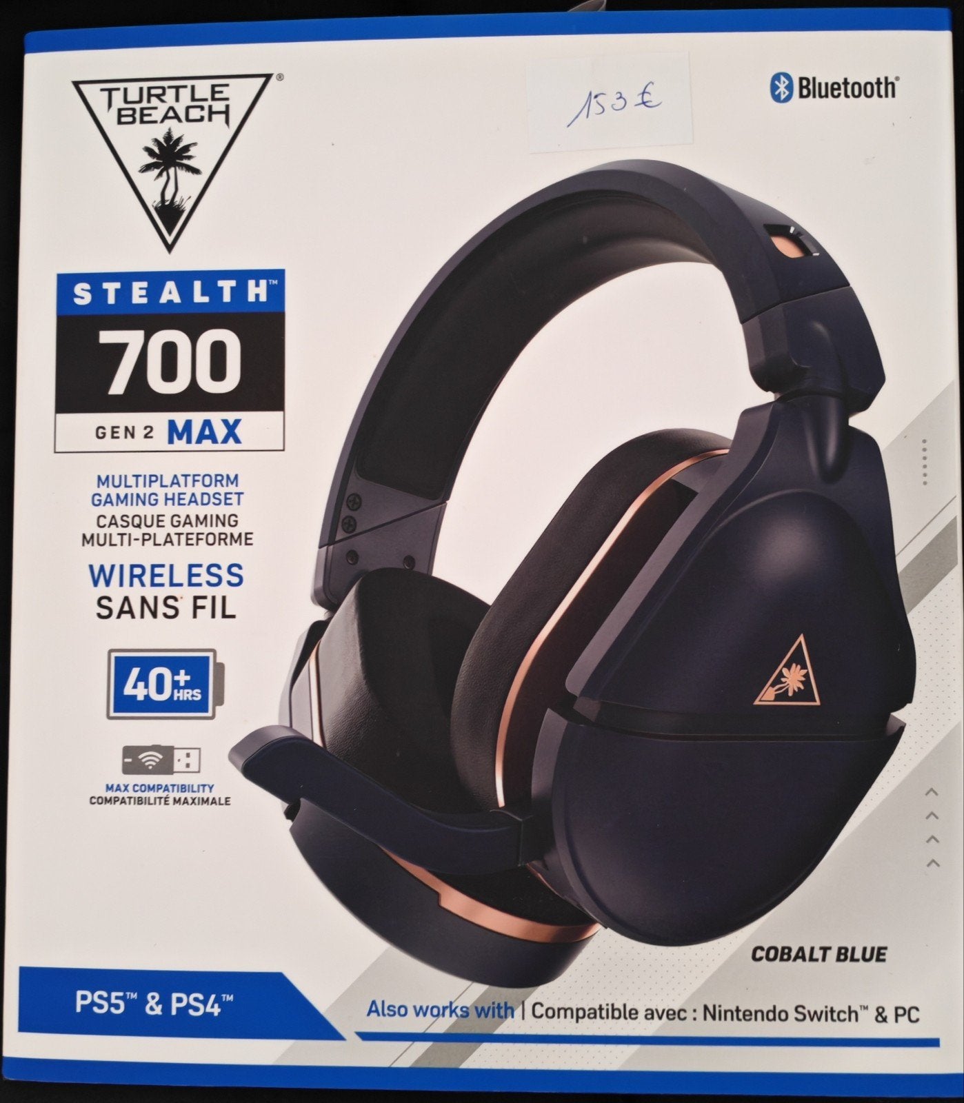 Turtle Beach Stealth 700 Gen 2 MAX – Cobalt Blue, Ophalen, Draadloos