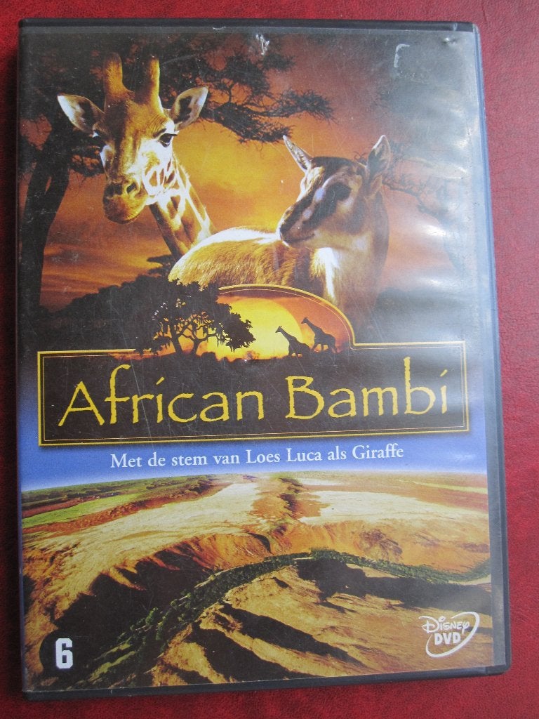 Bambi africain (2007) DISNEY, CD & DVD, DVD | Documentaires & Films pédagogiques, À partir de 6 ans, Enlèvement ou Envoi, Néerlandais