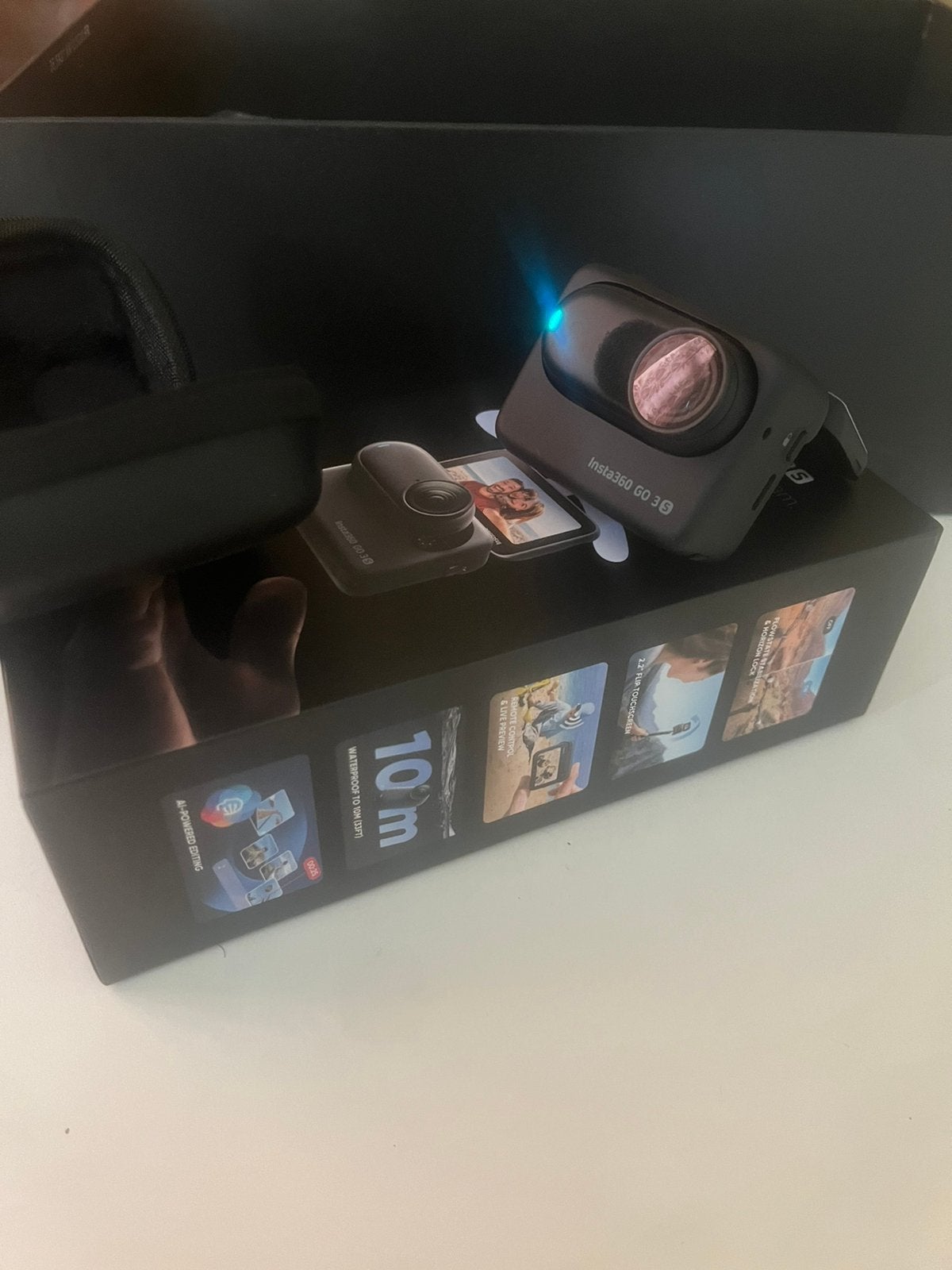 insta360 go3s, Enlèvement