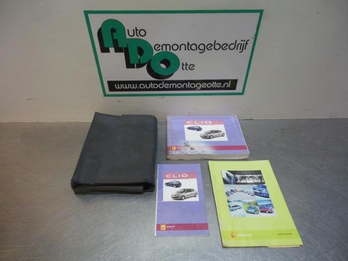 Livret d'instructions d'un Renault Clio (Clio 3 06-), Renault, -, 3 mois de garantie, Utilisé