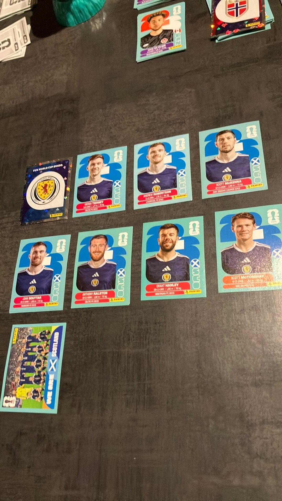 Autocollants Panini Coupe du monde 2026 Écosse, Enlèvement ou Envoi, Neuf