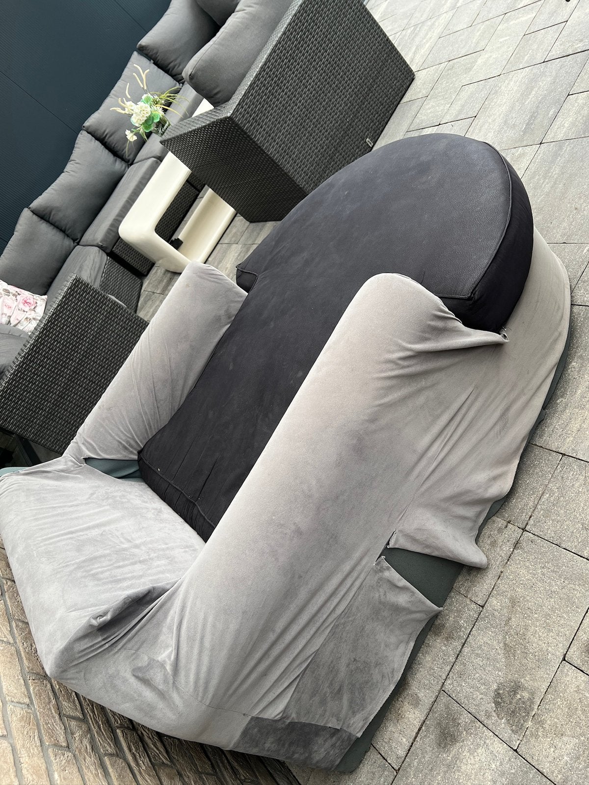 comfortabele loveseat (1,5-zits bank) gratis weg, Ophalen, Gebruikt, 100 tot 125 cm, 150 tot 200 cm