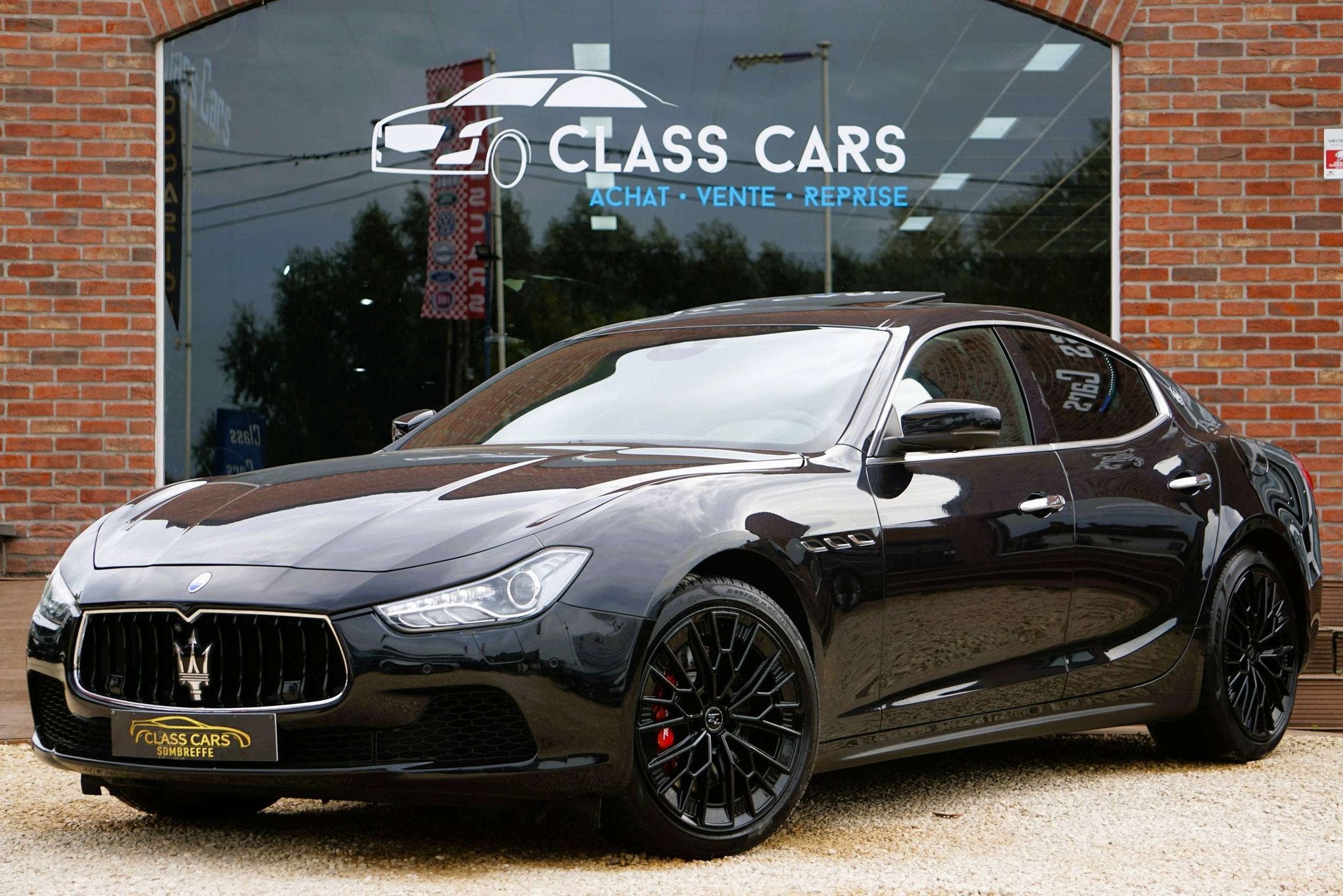 Maserati Ghibli 3.0 V6 FACELIFT TOIT-OUVRAN NAVI CAMERA 360, Autos, Achat, Entreprise, 257 kW, Noir