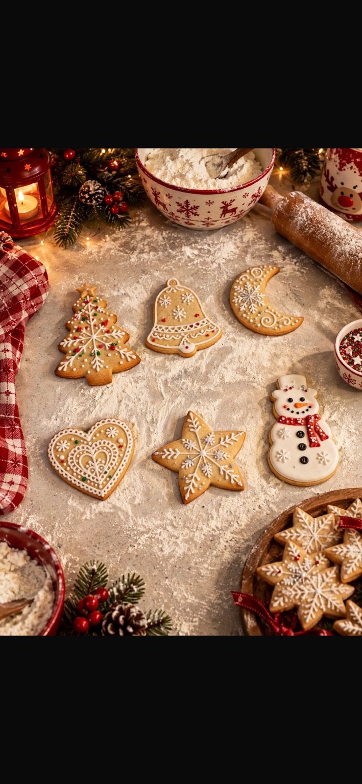 Lot de 6 emporte-pièces de Noël en métal / Moules à biscuits, Hobby & Loisirs créatifs, Enlèvement ou Envoi, Comme neuf, Autres types