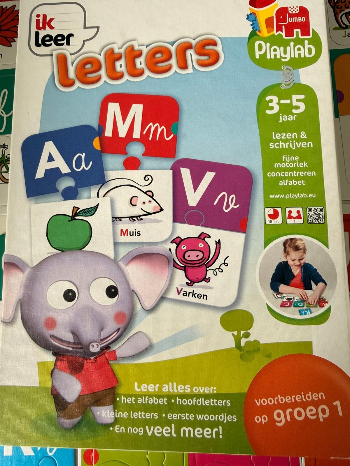 Jumbo ik leer letters (3-5 jaar), Ophalen, Zo goed als nieuw