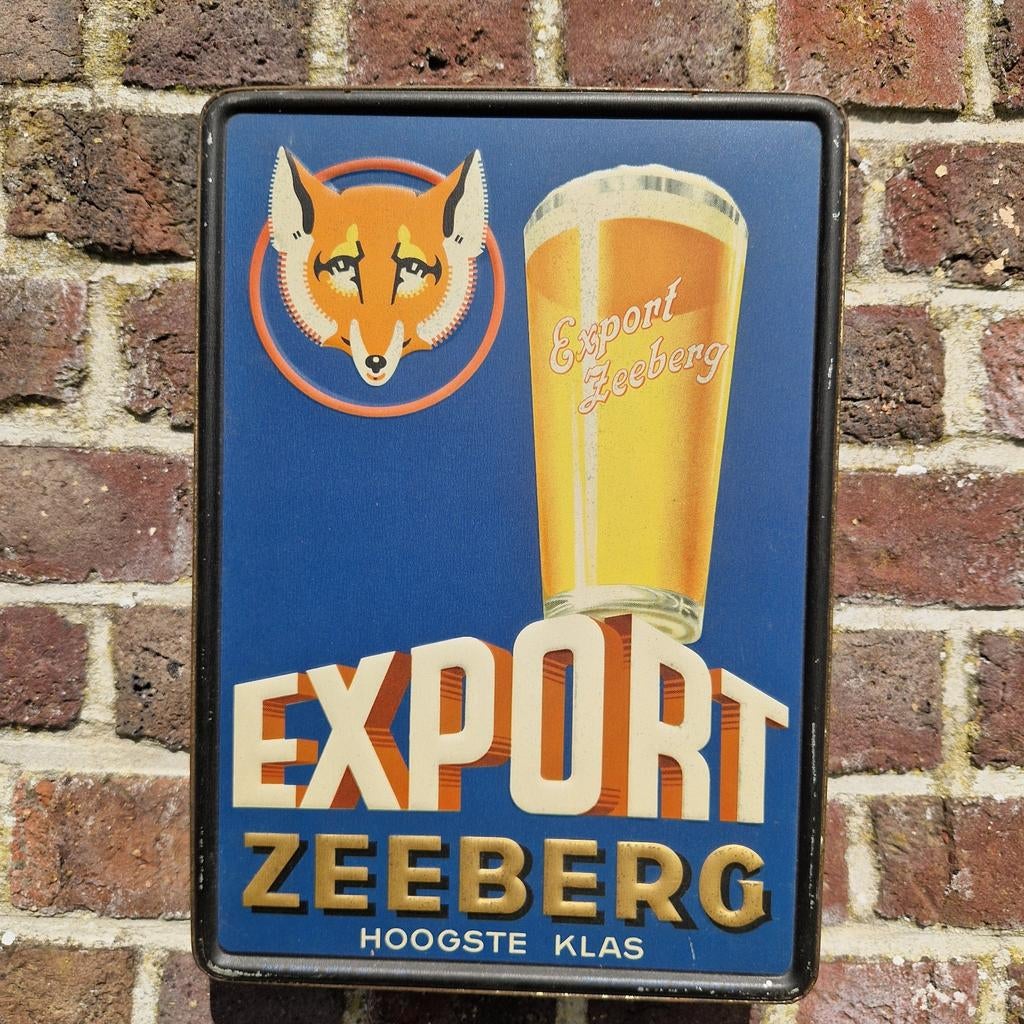 Blikken bordje Zeeberg Aalst 1937, Verzamelen, Ophalen