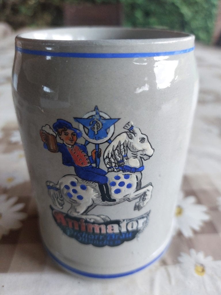 Bierpot Pschorr-Bräu, Ophalen of Verzenden, Gebruikt, Pul(len), Overige merken