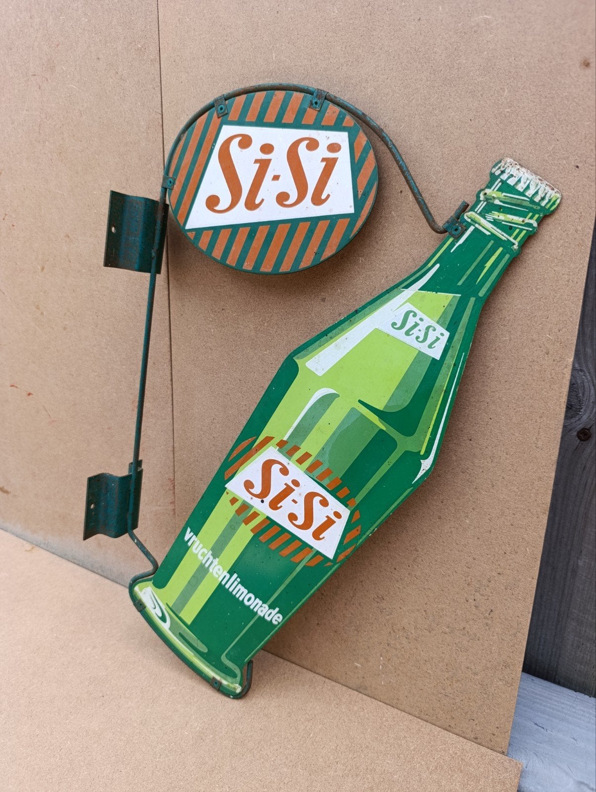 Porte-affiche pour limonade aux fruits Sisi, Enlèvement ou Envoi, Utilisé, Panneau publicitaire