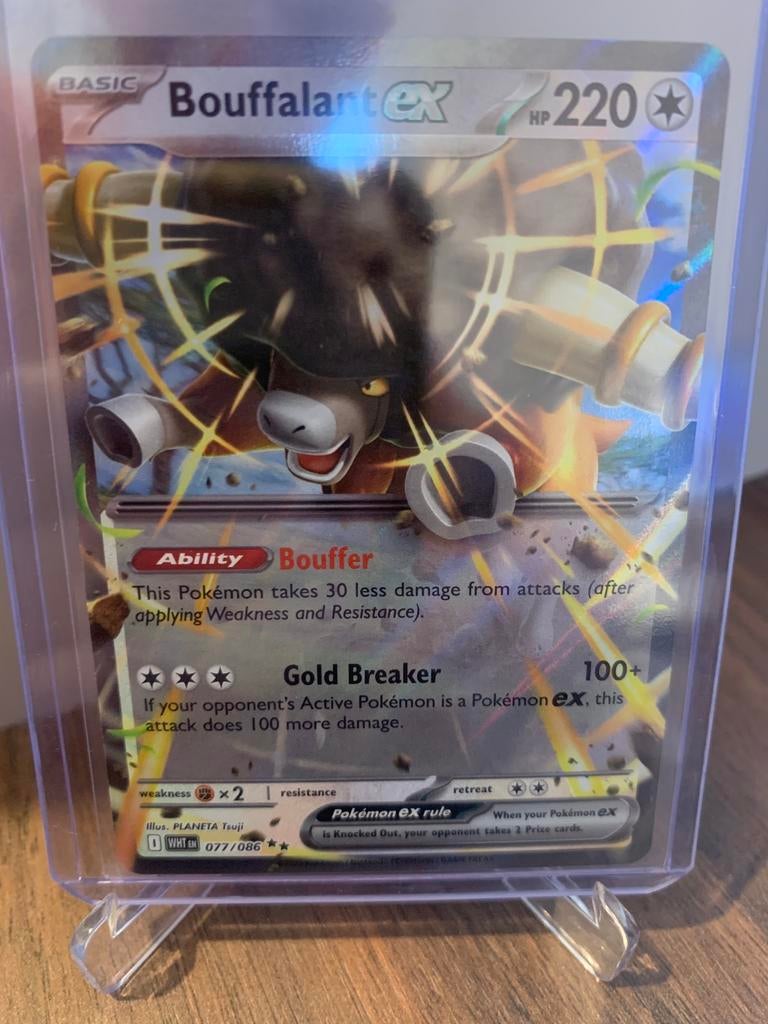 Pokemon bouffalant ex white flare, Ophalen of Verzenden, Zo goed als nieuw