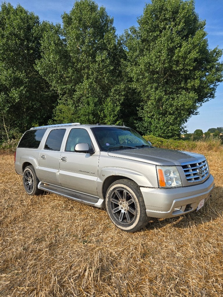 Cadillac Escalade 2004 Utilitaire (4 Places) 6.0 L V8 LPG, Autos, Cuir, Beige, 257 kW, Alarme