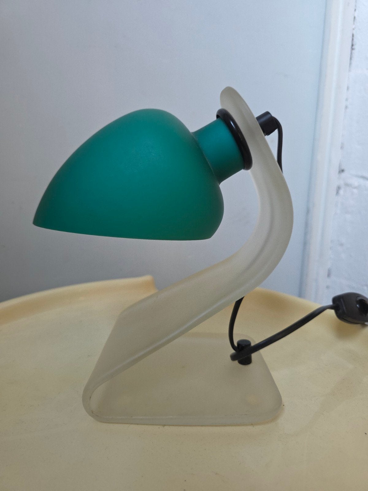 Vintage Murano lamp De Majo ontworpen door Luogi Ghisetti, Antiek en Kunst, Ophalen, Lamp, Glas