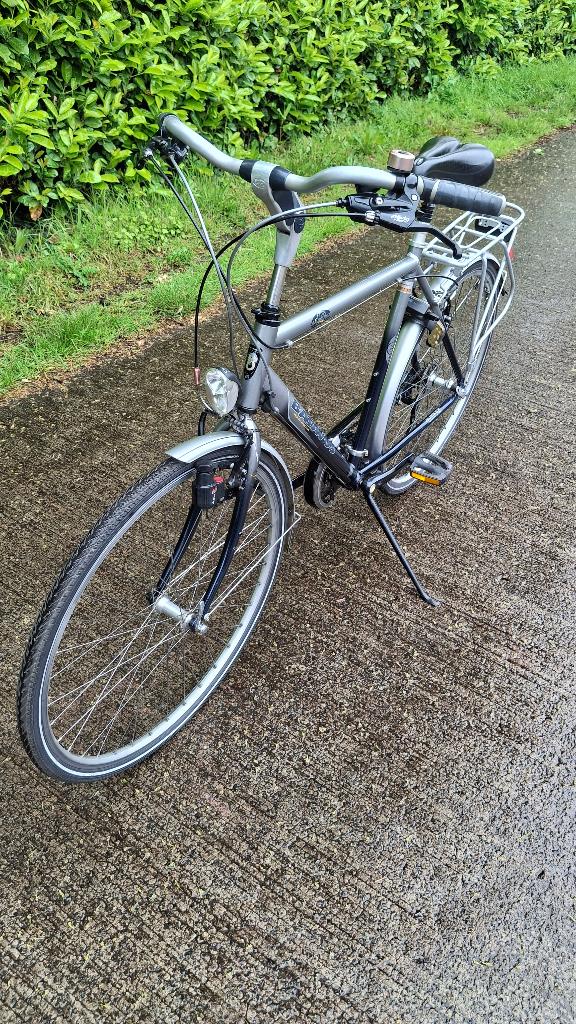 GROTE sportieve alu. BATAVUS 24v. herenfiets 100% IN ORDE, Ophalen, 28 inch, Velgrem, Batavus
