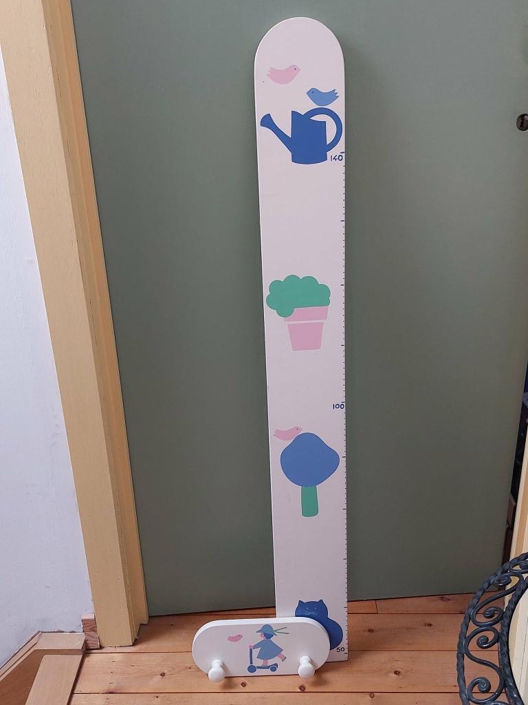 Vintage groeimeter en kapstok kinderkamer, Kinderen en Baby's, Ophalen