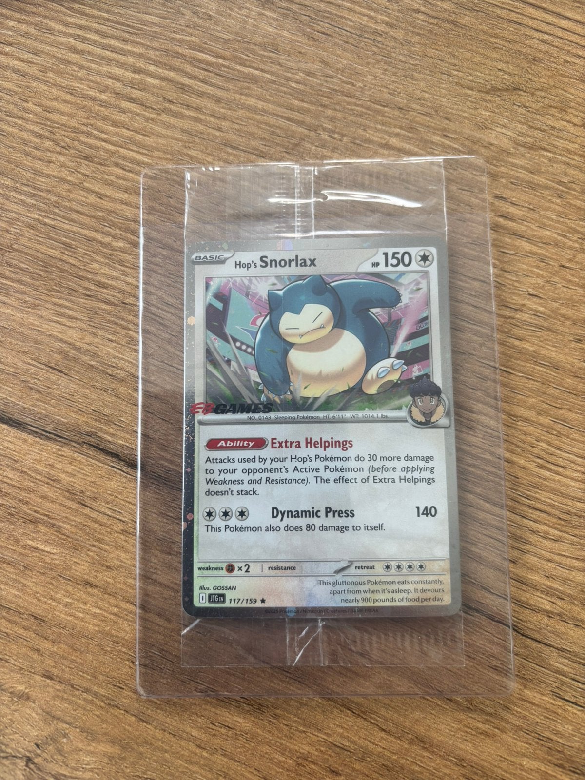 Hop’s Snorlax ebgames, Ophalen of Verzenden, Zo goed als nieuw