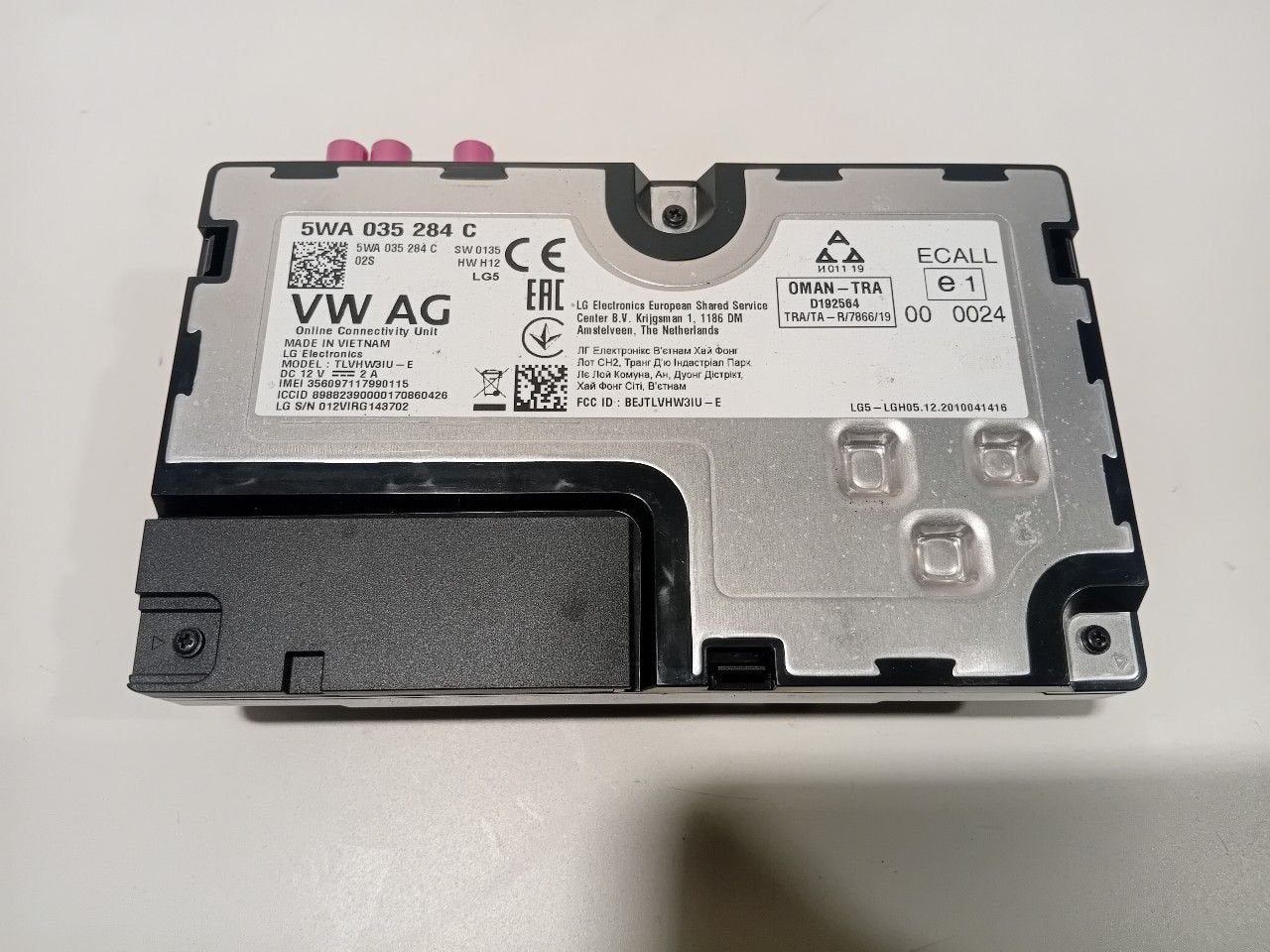 Bluetooth control module Volkswagen Golf, Autos : Divers, Autoradios, Enlèvement ou Envoi, Van der Ven Autorecycling B.V., Onderdelen@venauto.nl