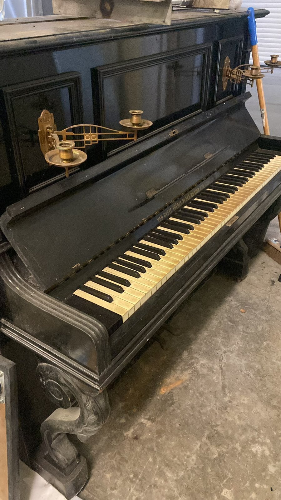 Oude piano, Muziek en Instrumenten, Piano's, Ophalen, Zo goed als nieuw, Piano