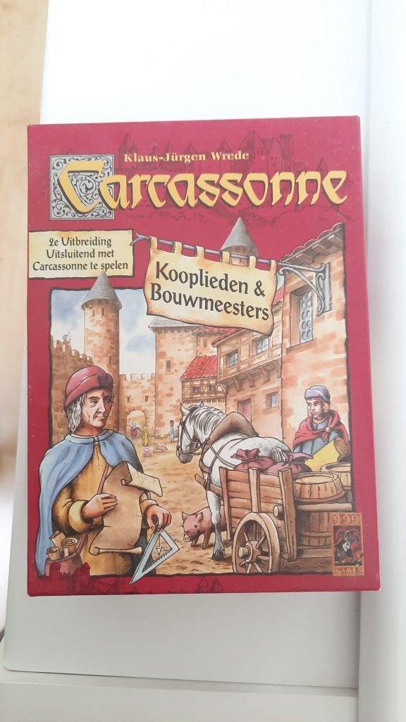 bordspel Carcassonne Kooplieden & Bouwmeesters oude 999, Hobby en Vrije tijd, Een of twee spelers, Ophalen of Verzenden, Nieuw