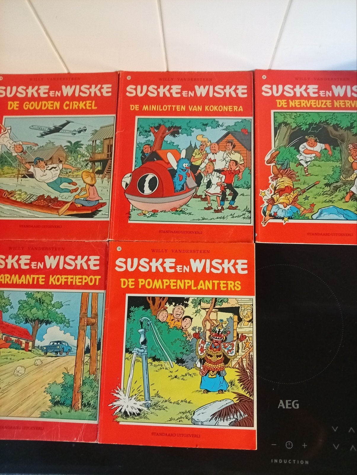 Suske en Wiske,nostalgie 5 stuks, 69, 106, 118, 159, 176, Ophalen