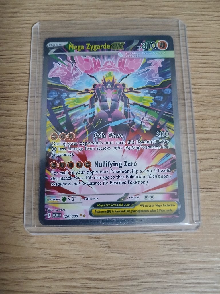 Mega zygarde ex, Hobby en Vrije tijd, Ophalen of Verzenden, Nieuw, Losse kaart, Foil
