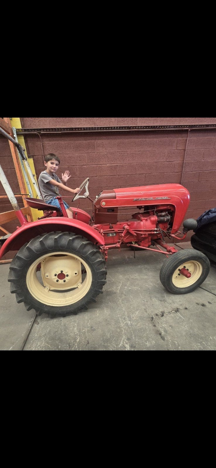 Tracteur Porsche à vendre tout fonctionne dessus
