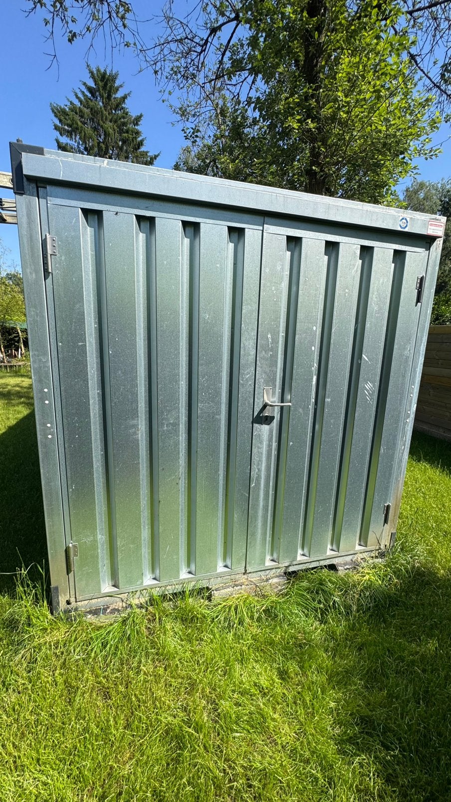 Zelfbouw container/Opslag container, Enlèvement, Comme neuf, Métal, Stockage de conteneurs