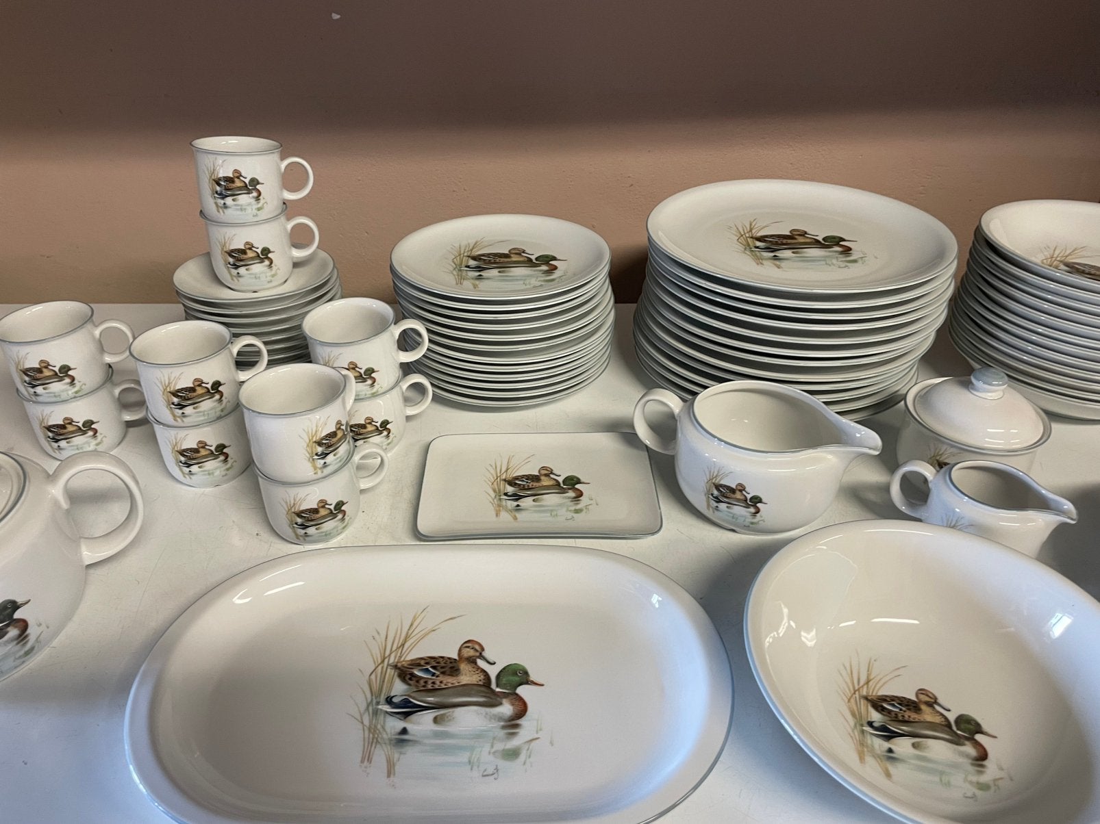 Servies kwaliteit porselein Bavaria, Ophalen