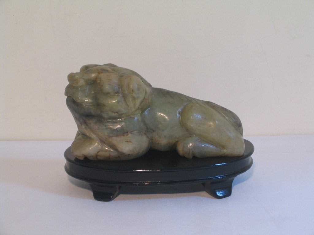 Statue de Jade Bixie (ou Pixiu) - 509 B, Antiquités & Art, Art | Art non-occidental, Enlèvement, Sculpture
