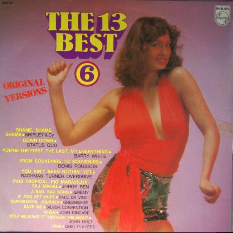 lp: THE 13 BEST deel6 -  als nieuw, Beschermende buitenhoes, Ophalen of Verzenden, Zo goed als nieuw, 12 inch