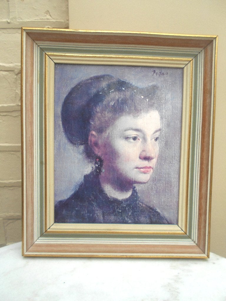 ancien cadre en bois 35 x 29 cm, Enlèvement, Utilisé, Bois
