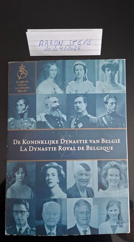 Belgique 16 belles médailles de la dynastie royale de Be, Timbres & Monnaies, Enlèvement, Plaqué or, Série