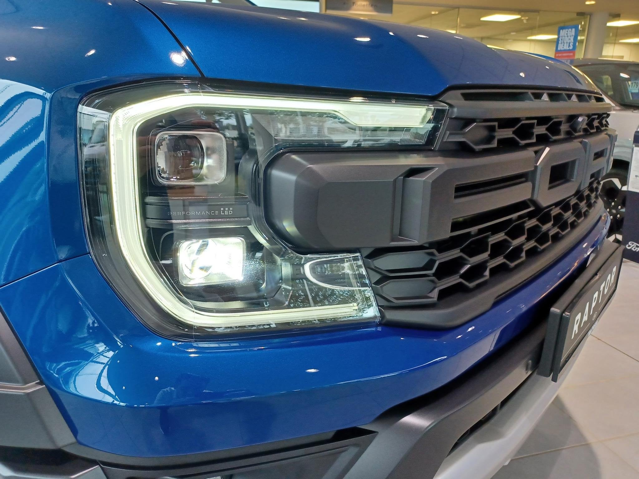 Ford Ranger 3.0 EcoBoost V6 214kW Aut. Raptor - Raptor Pack, Auto's, Automaat, 4 deurs, Stof, Blauw