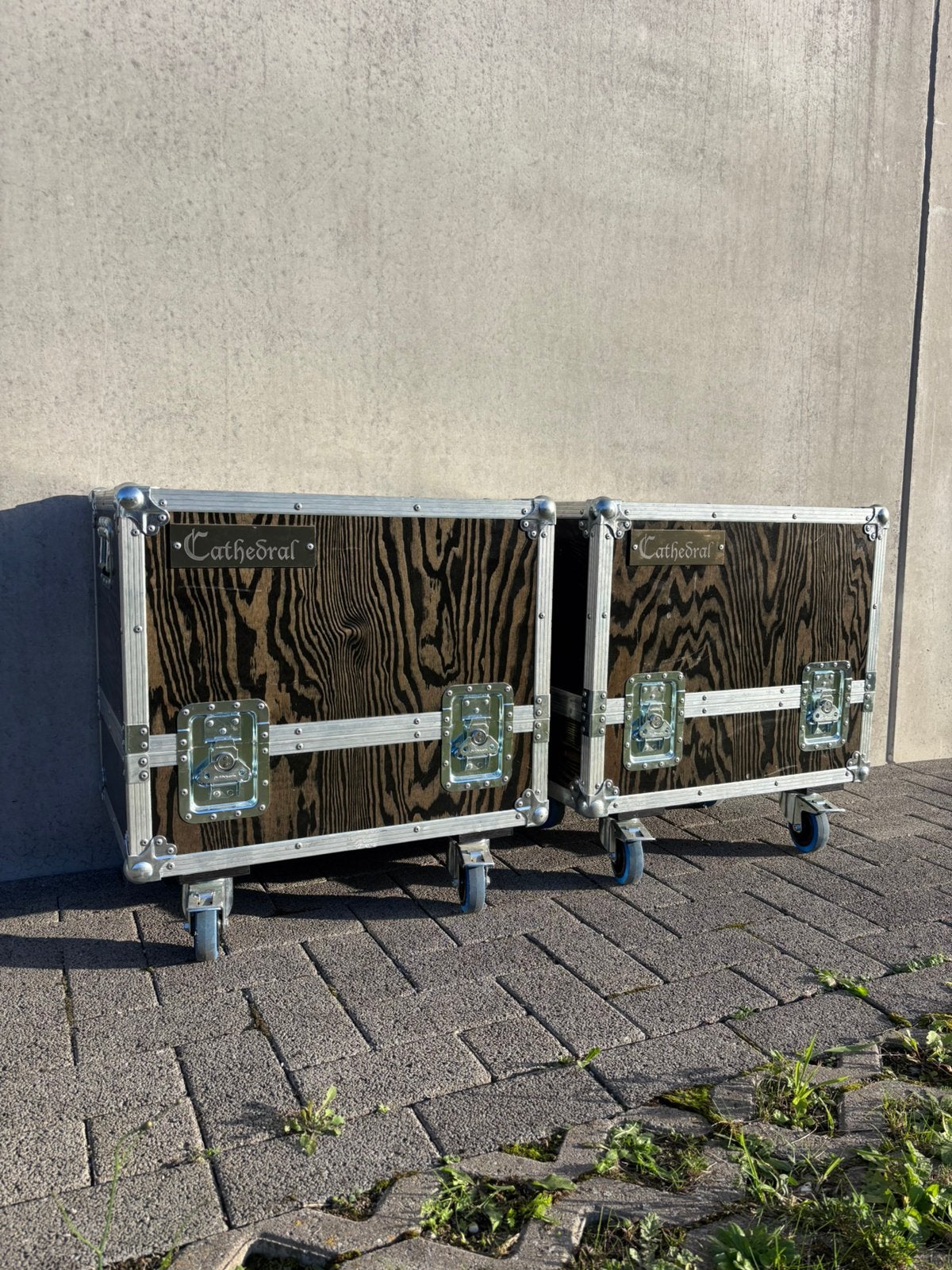2 heavy duty flightcases - gebruikt door Testament, Muziek en Instrumenten, Ophalen of Verzenden, Gebruikt, Speaker of Versterker