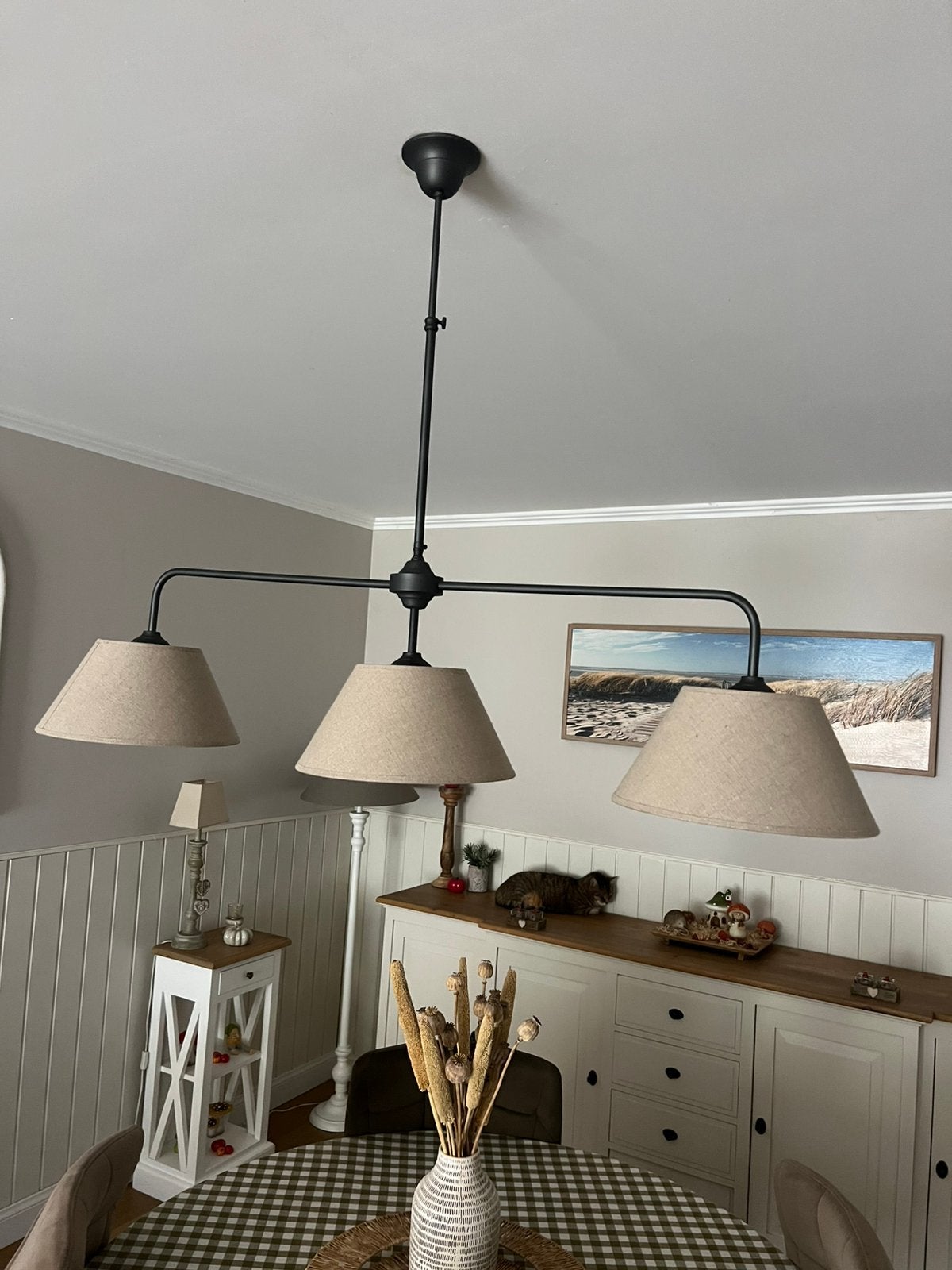 Hanglamp, Huis en Inrichting, Ophalen, Overige fittingen, Zo goed als nieuw, Metaal