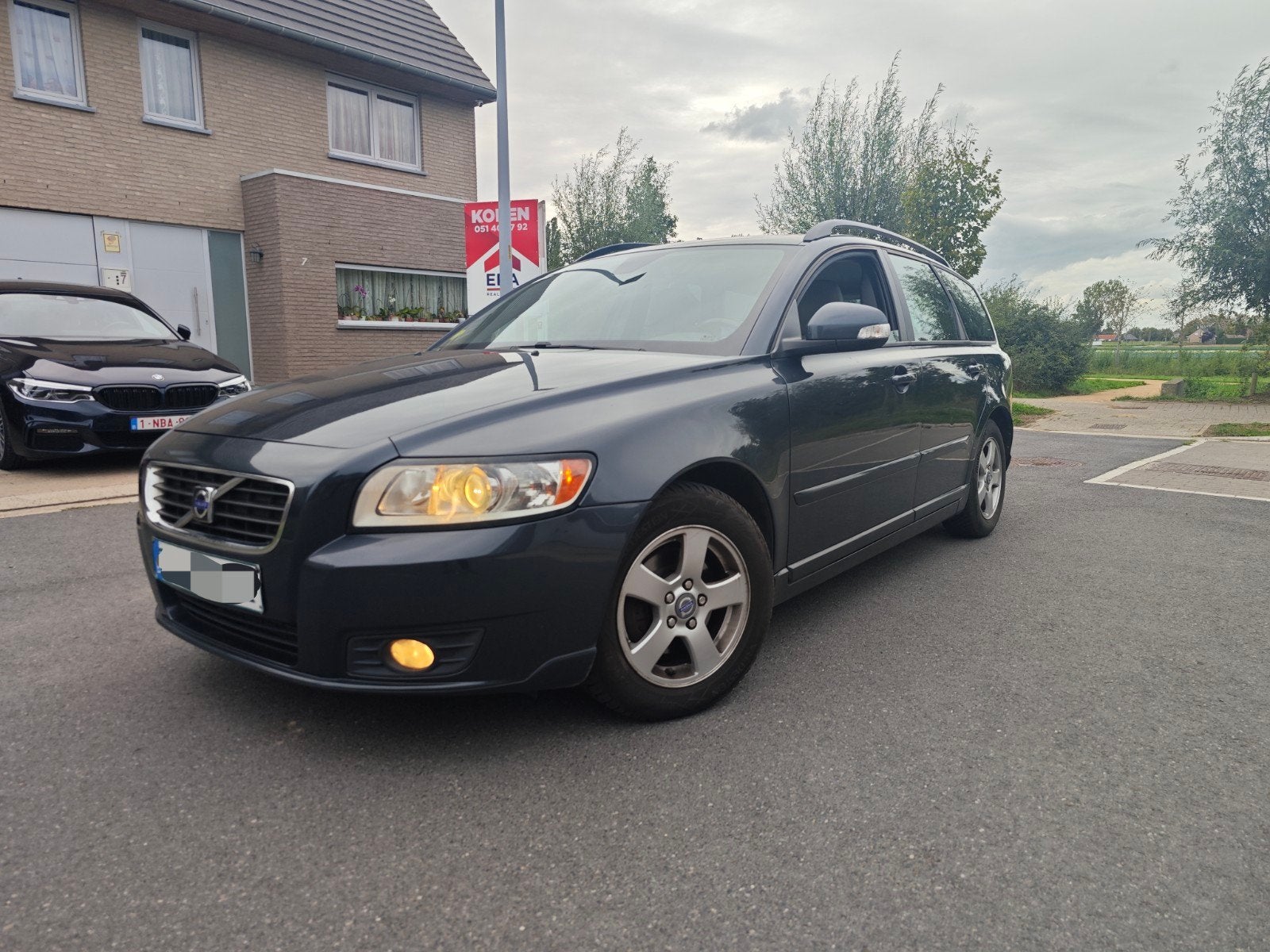 Volvo V50 1.6D Euro 5, Auto's, Voorwielaandrijving, Euro 5, Beige, 4 cilinders