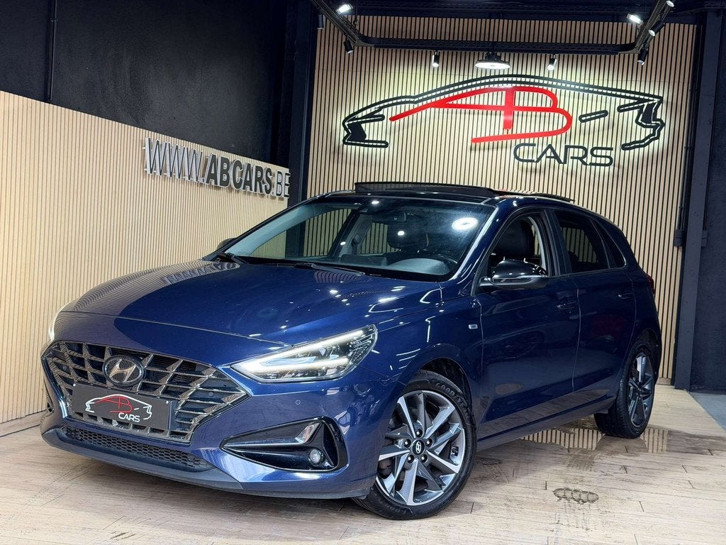 Hyundai i30 1.6 CRDi MHEV SPORT * GARANTIE 12 MOIS *, Auto's, Gebruikt, 4 cilinders, Leder, https://public.car-pass.be/vhr/267d502c-f159-44a2-8a47-bb225d1ce611