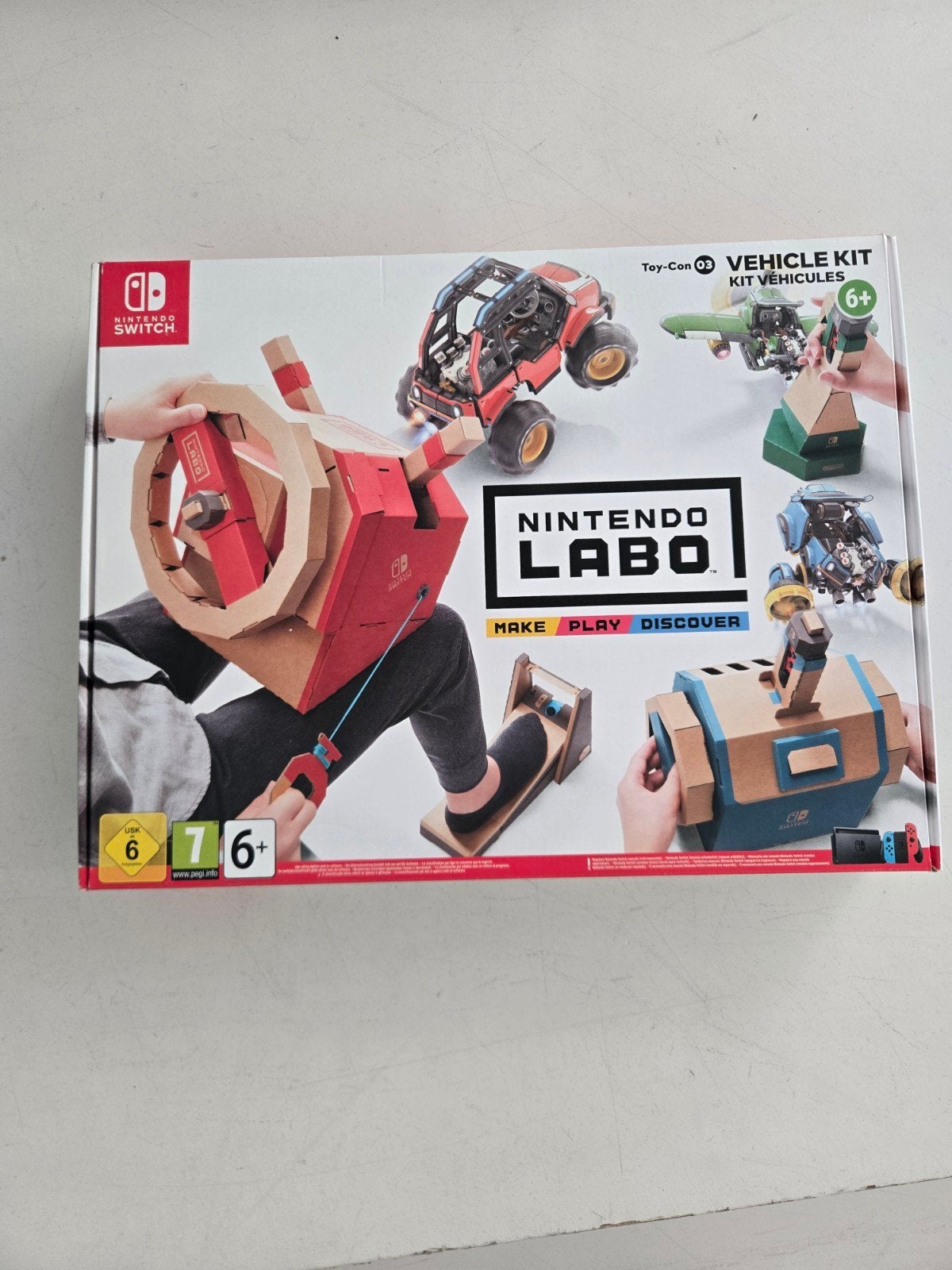 nintendo Labo Vehicle kit 6+, Consoles de jeu & Jeux vidéo, Enlèvement ou Envoi, 1 joueur, À partir de 7 ans, Comme neuf