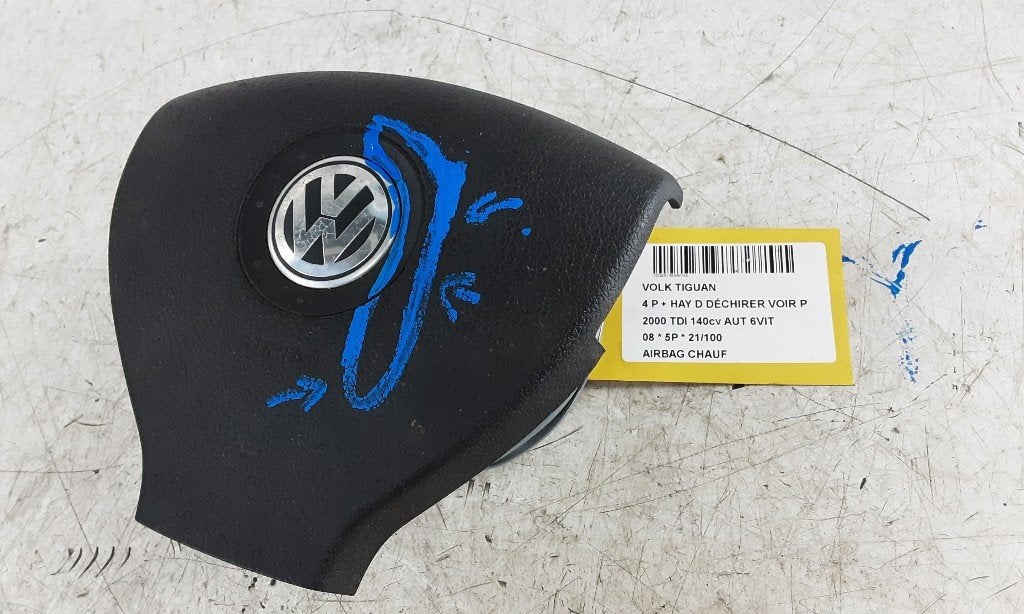 AIRBAG VOLANT Volkswagen Tiguan (5N1 / 2) (5N0880201A), Utilisé, Volkswagen