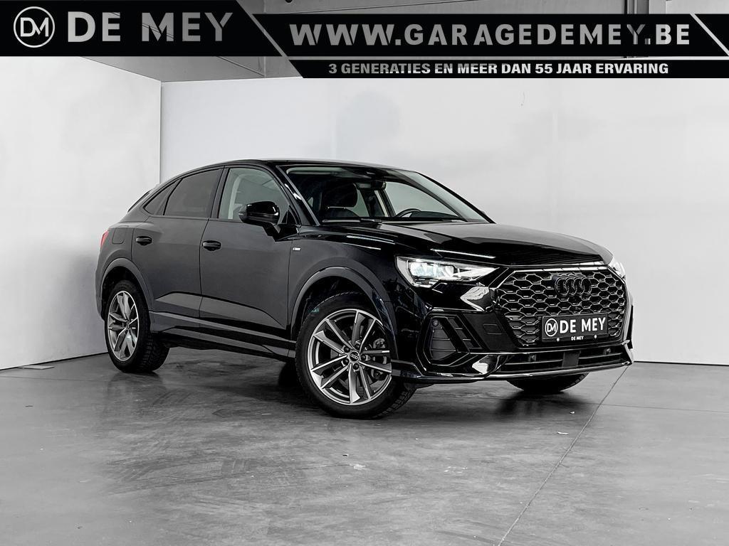 Audi Q3 Sportback PHEV Q3 Sportback PHEV 45 TFSIe S line S t, Auto's, Automaat, Airbags, Zwart, Bedrijf