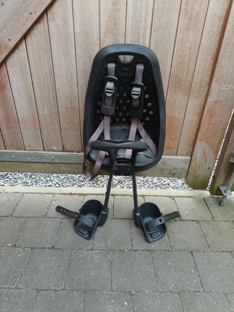 Fietsstoel yepp vooraan, Ophalen