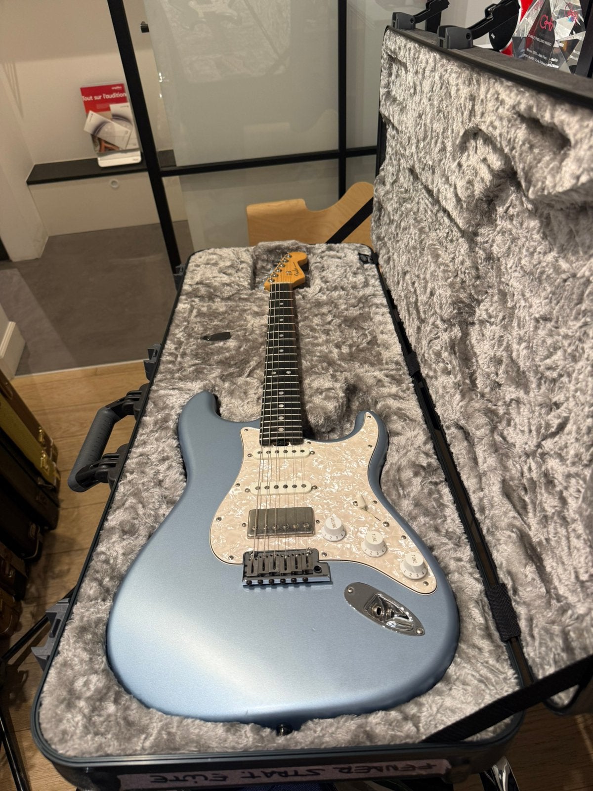 Fender Stratocaster Elitte hss - Shawbucker, Muziek en Instrumenten, Ophalen of Verzenden, Zo goed als nieuw, Fender