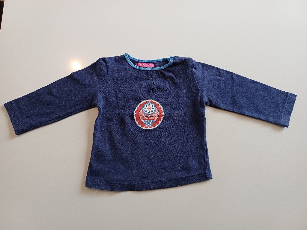 Longsleeve maat 68 Hema, Kinderen en Baby's, Babykleding | Maat 68, Gebruikt, Meisje, Ophalen of Verzenden, HEMA