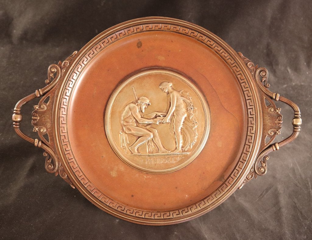 Coupe en bronze du XIXe siècle, Antiquités & Art, Enlèvement ou Envoi