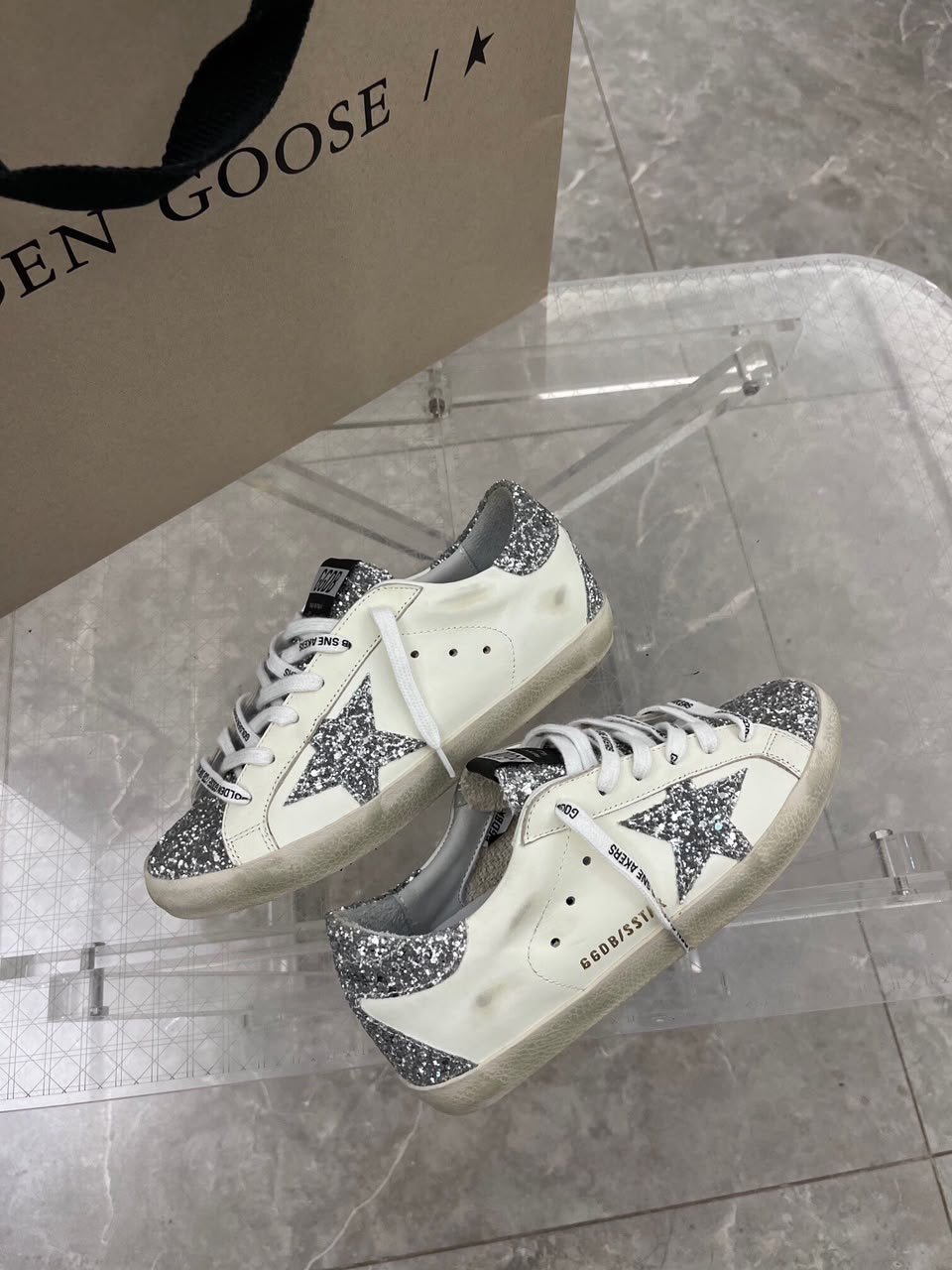Golden Goose Superstar, Wit, Nieuw, Ophalen of Verzenden, Sneakers