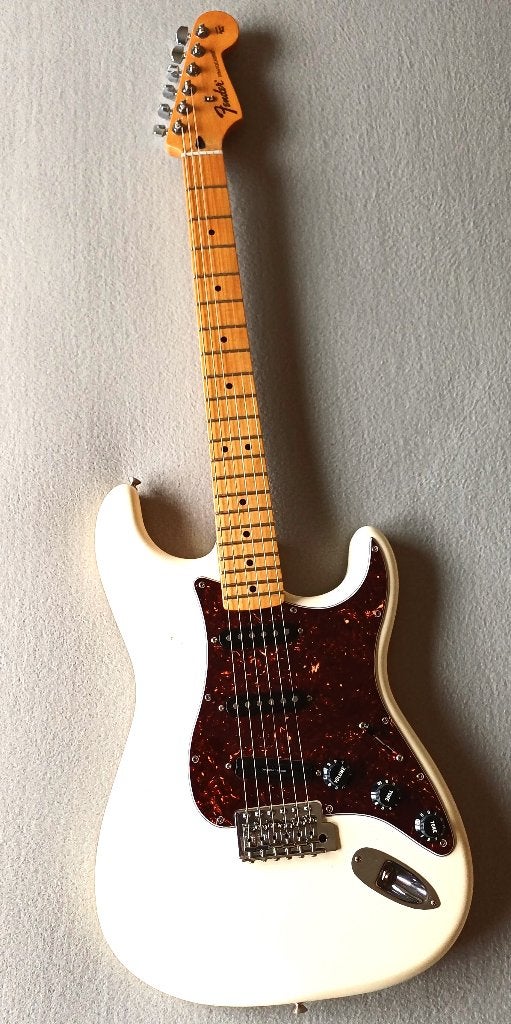 Fender Stratocaster Olympic White Seymour Hotrail, Muziek en Instrumenten, Ophalen of Verzenden, Zo goed als nieuw, Solid body