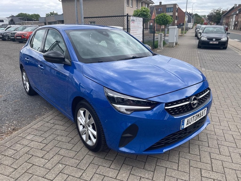 Opel Corsa 1.2 benzine automaat van 08/2022 met 56000km!, Auto's, Opel, Testrit aan huis, Stof, Blauw, Bedrijf