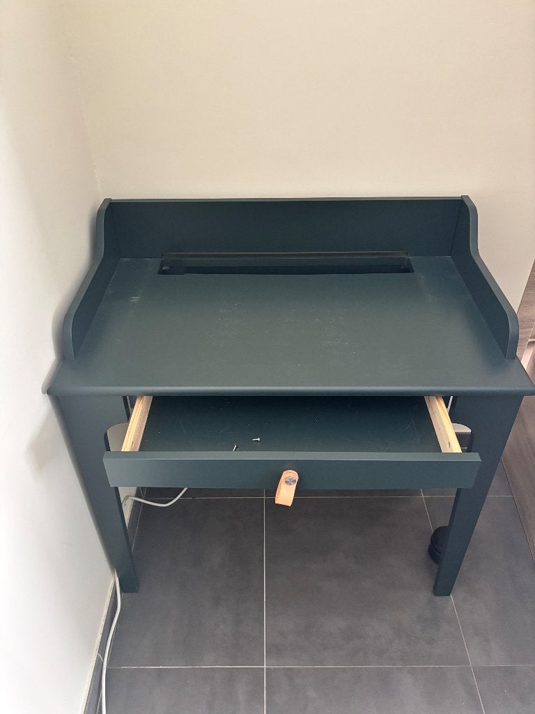 Bureau, Bleu, Comme neuf, IKEA, Espace de rangement