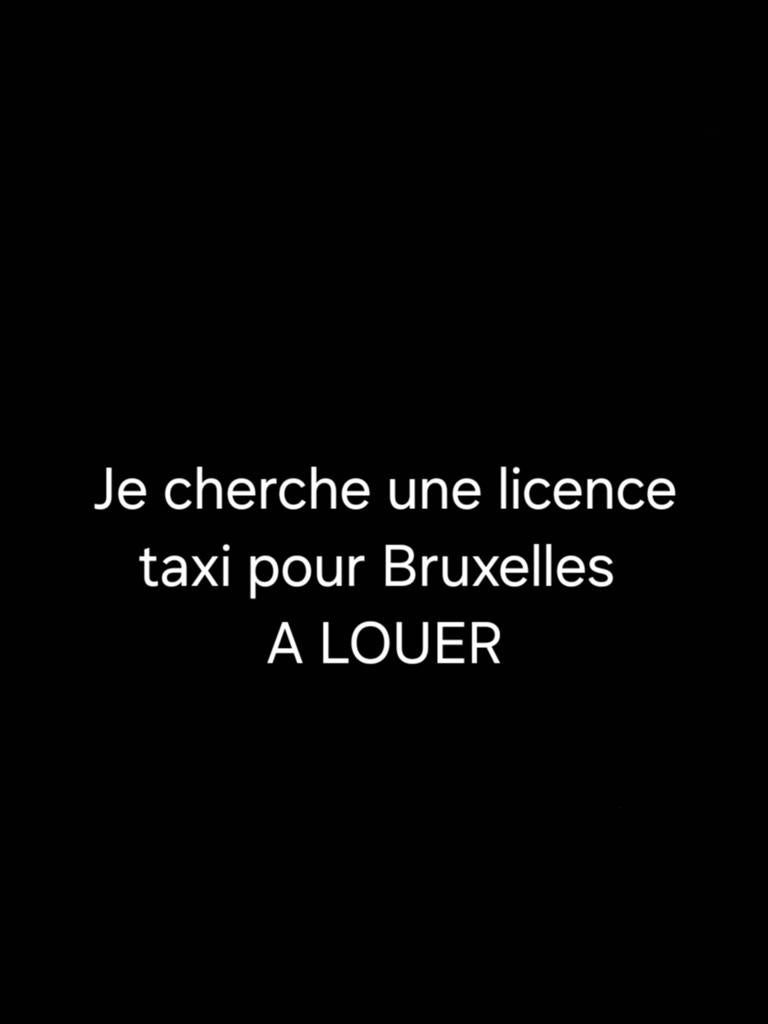 Brusselse taxivergunning
