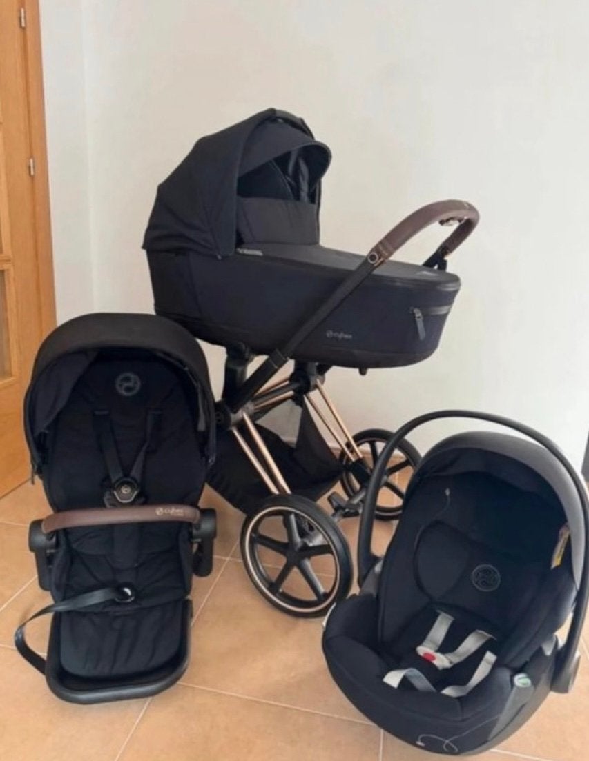 cybex Priam 4 + Luxe reiswieg + cybex Cloud G i-Size 3 in1, Kinderen en Baby's, Ophalen, Zo goed als nieuw, Kinderwagen